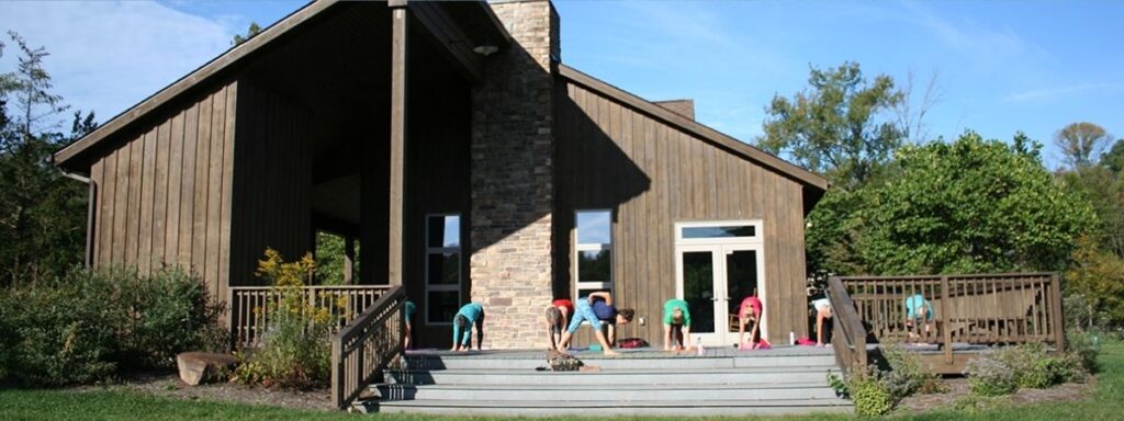 yoga class at Grant Park's Kennard Nature Nook