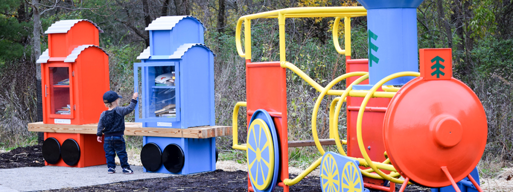 Iron horse Park Little Free Library