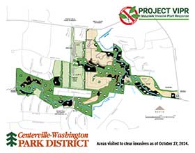 map of Bill Yeck and Forest Field Parks