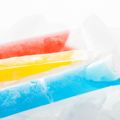 red yellow and blue ice pops