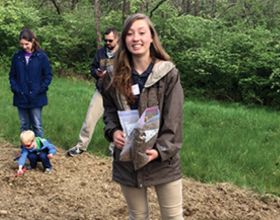 CWPD volunteer Hannah Nickoson